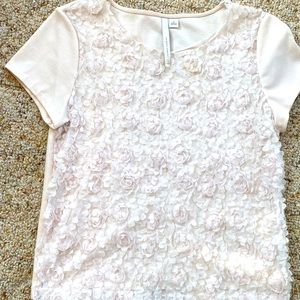 Lauren Conrad Ivory T shirt